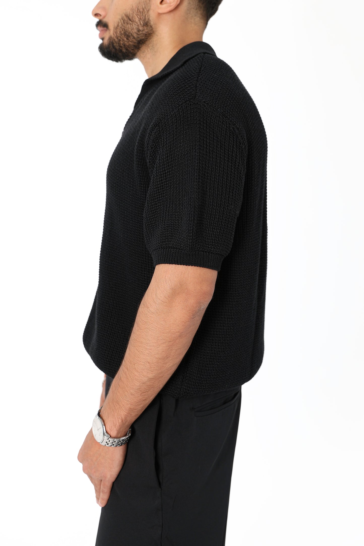 Knitted Polo T-Shirt