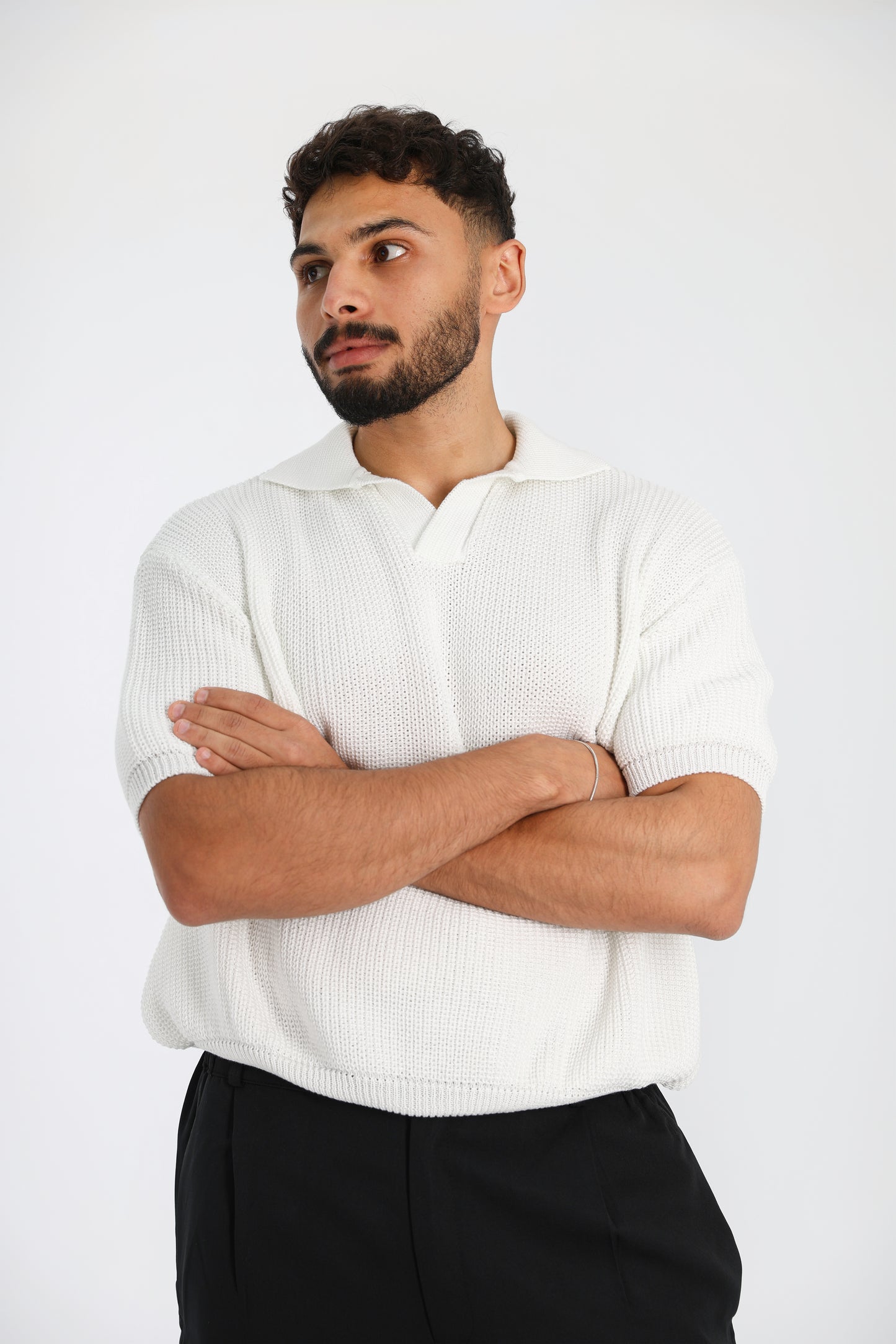 Knitted Polo T-Shirt