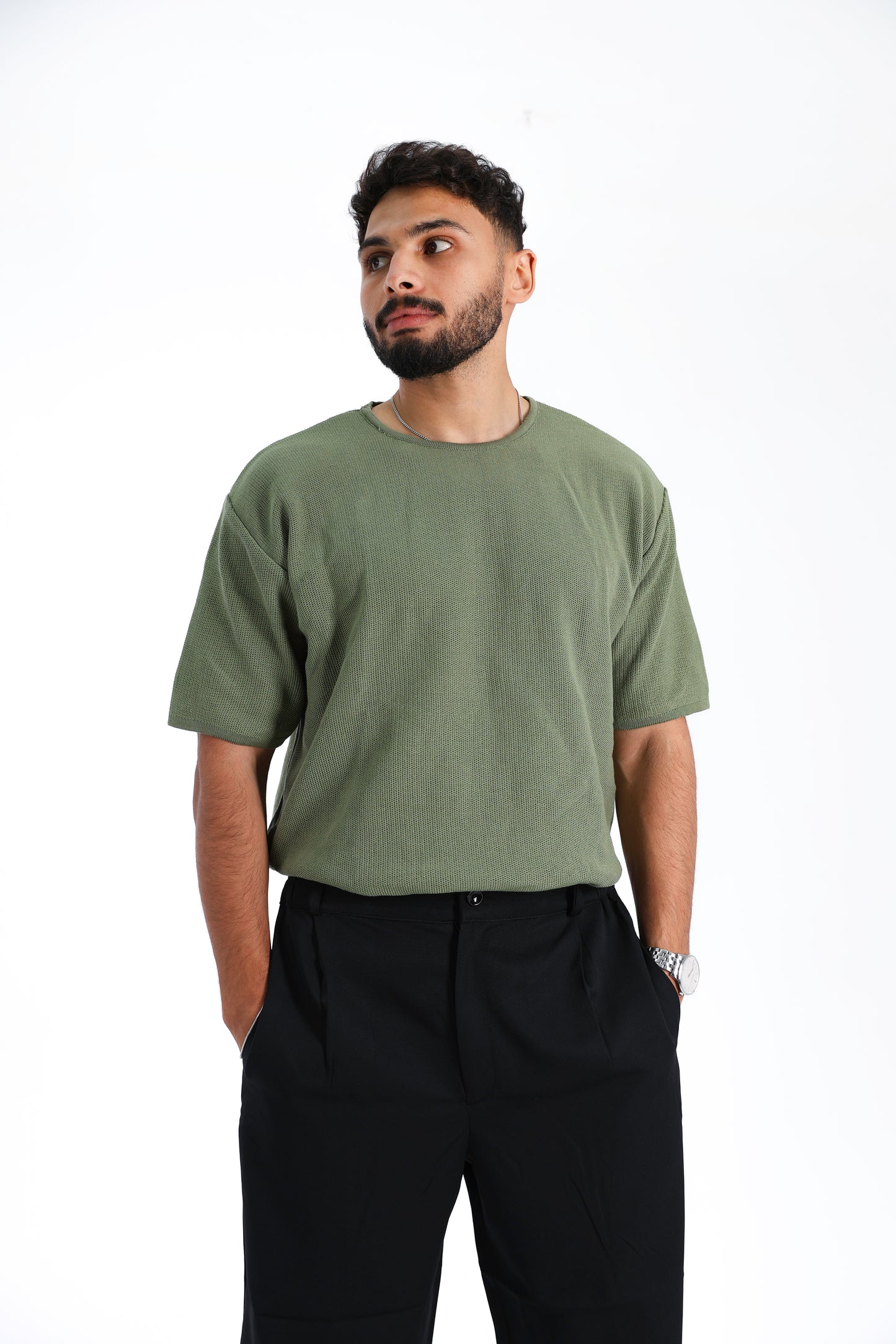 Knitted round t shirt