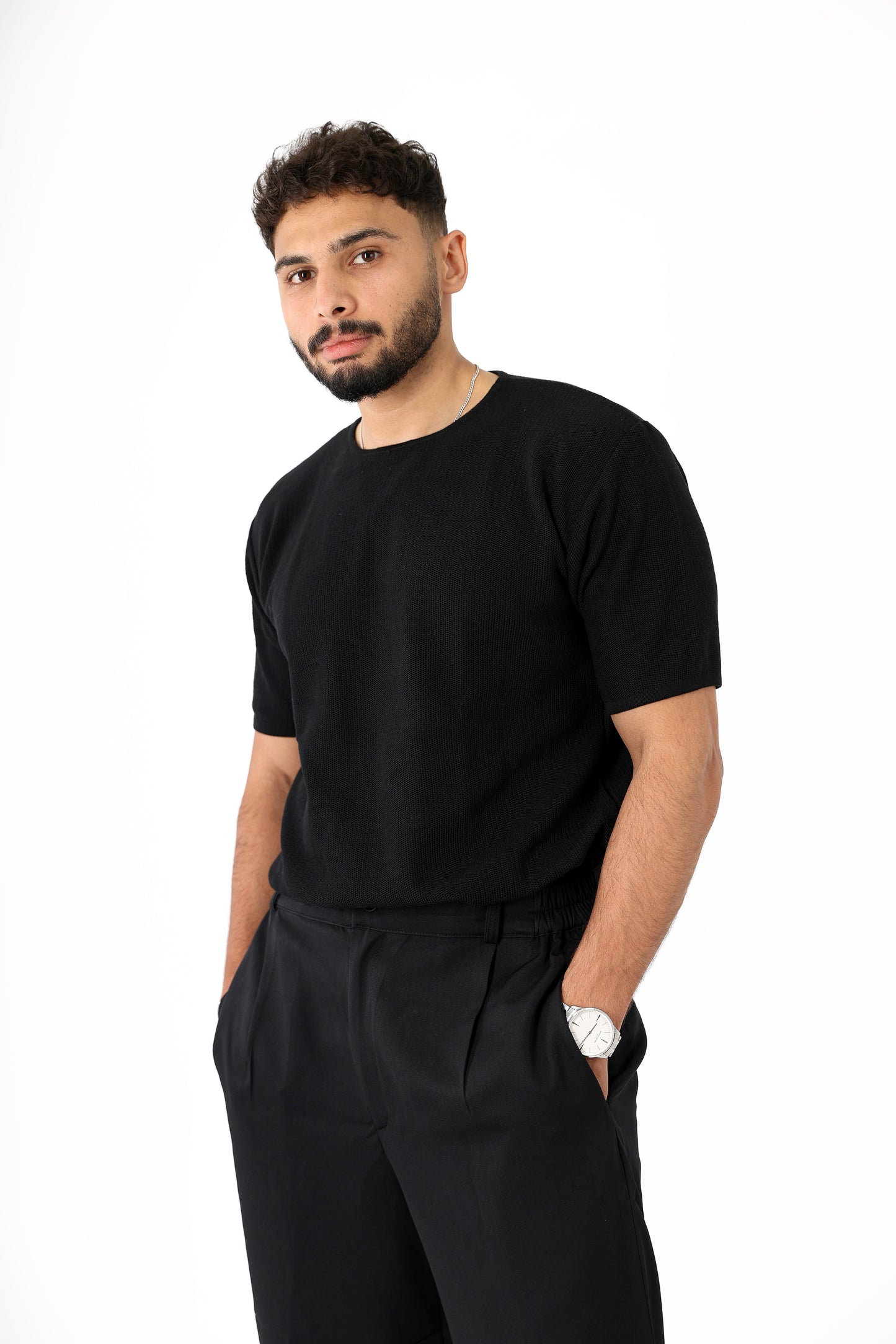 Knitted round t shirt