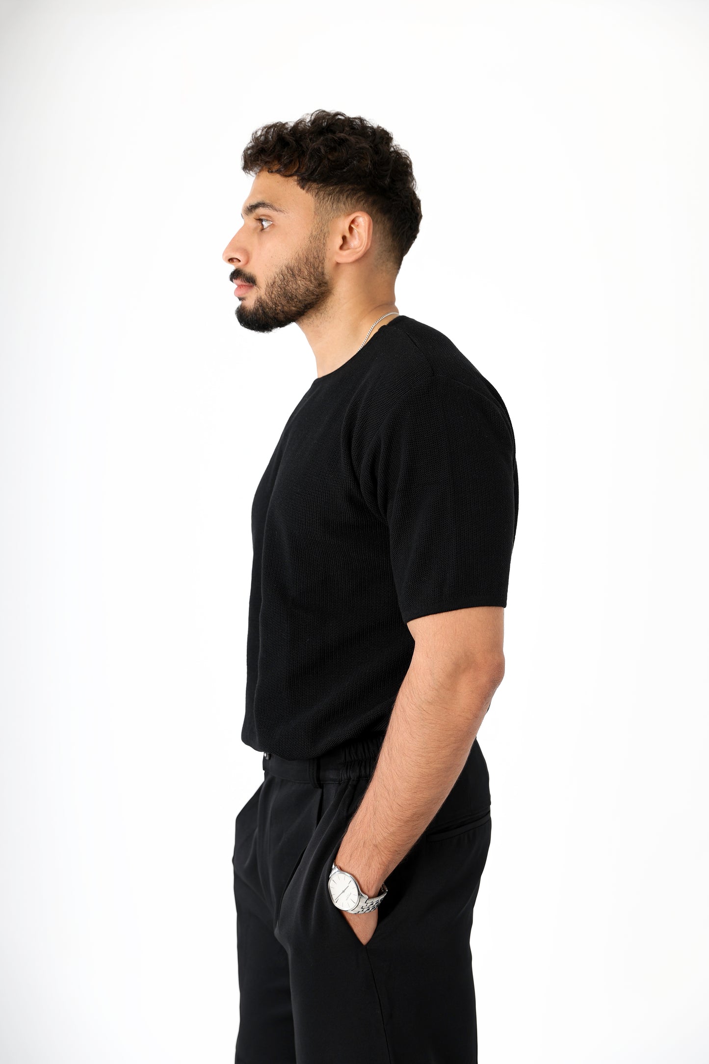 Knitted round t shirt