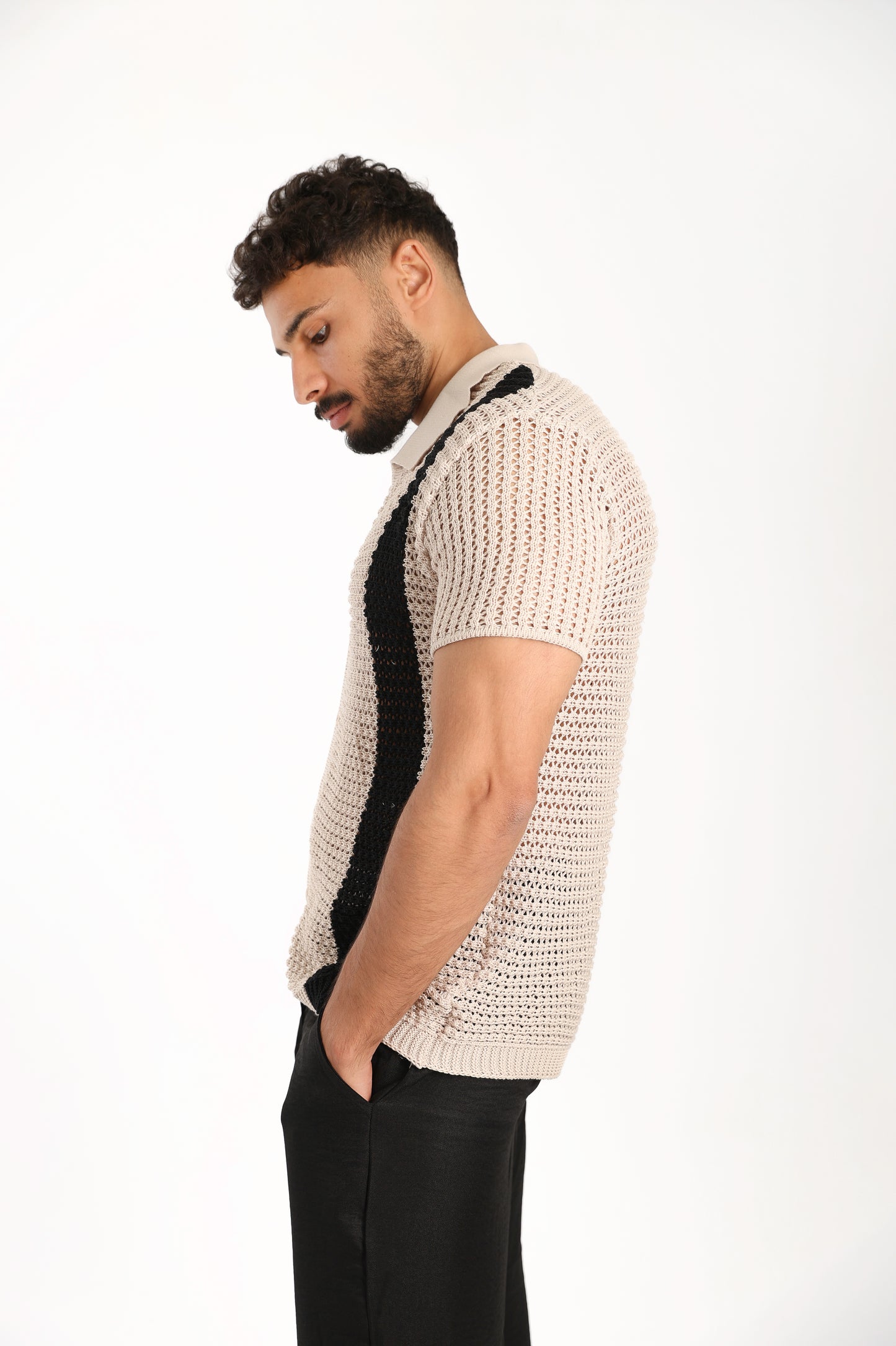 Stripped Knitted Shirt