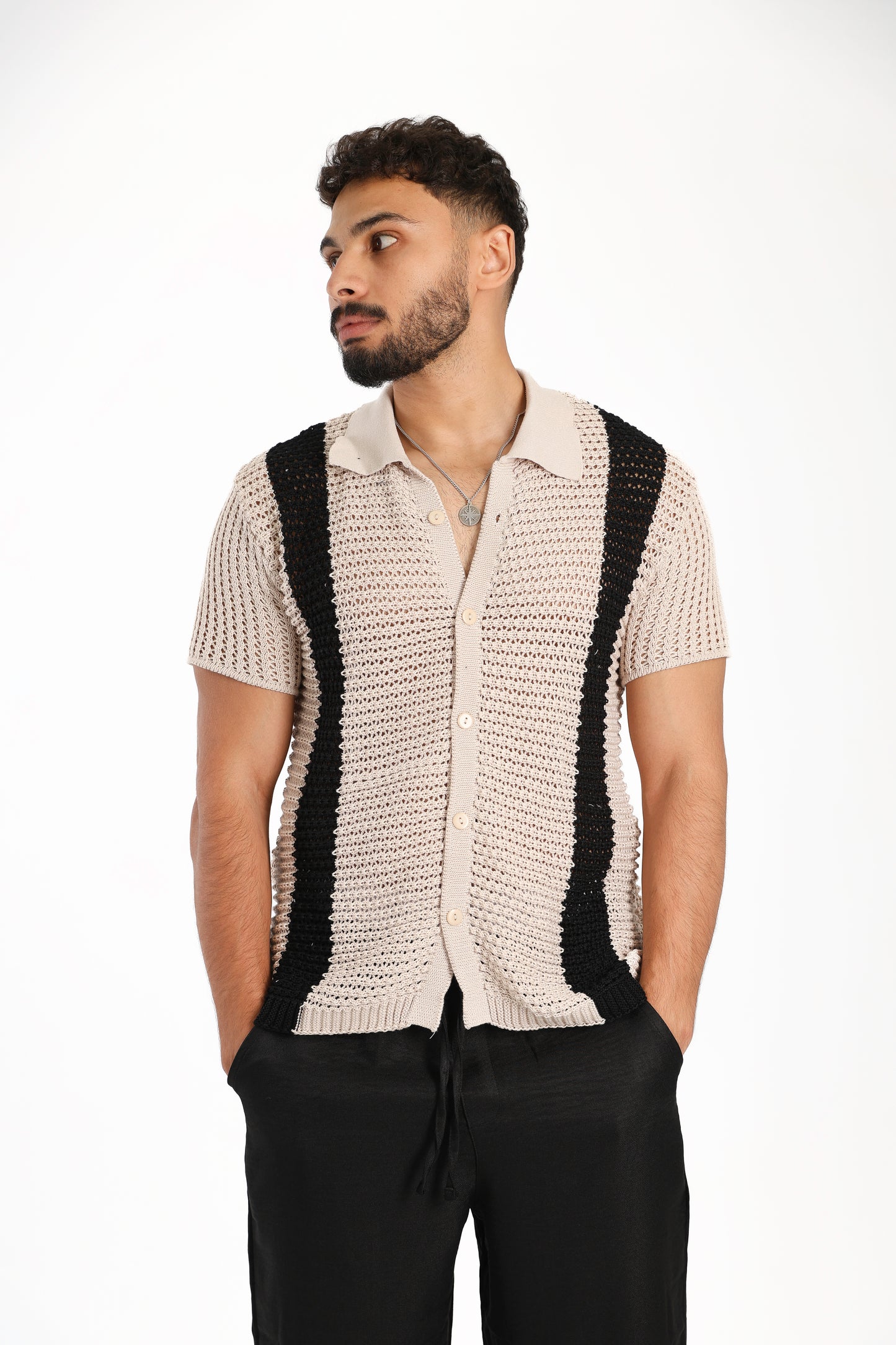 Stripped Knitted Shirt
